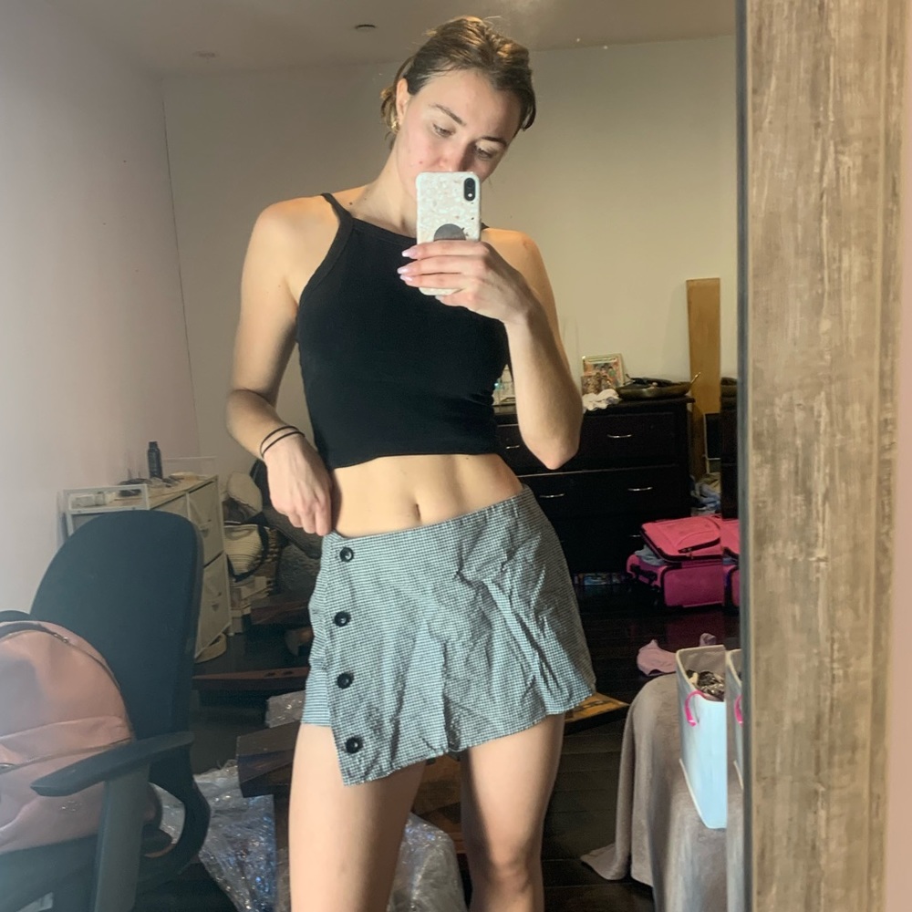 SOLD Gingham Pacsun Skort
